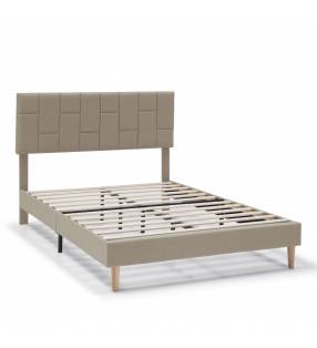 Cama Tapizada Sherezade color gris Topmueble 2