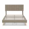 Cama Tapizada Sherezade color gris Topmueble 3