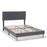 Cama Tapizada Sherezade color gris oscuro Topmueble 3