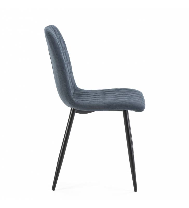 Pack 4 Sillas de Comedor Azul Alana Top Mueble 3