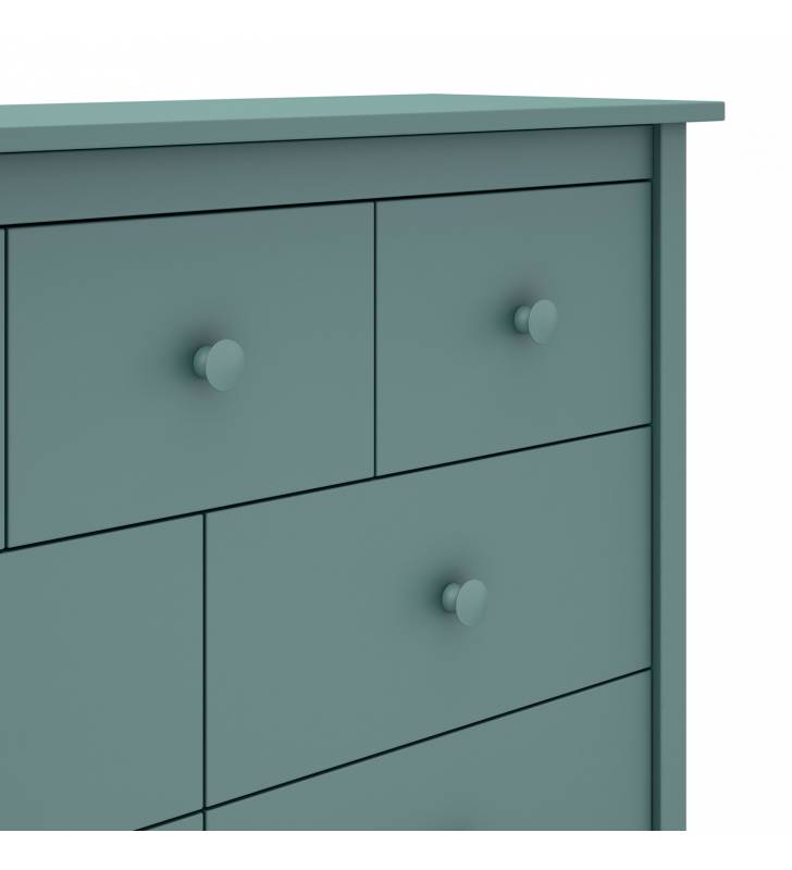 Comoda de noche Mireia 4C3C verde Topmueble 3