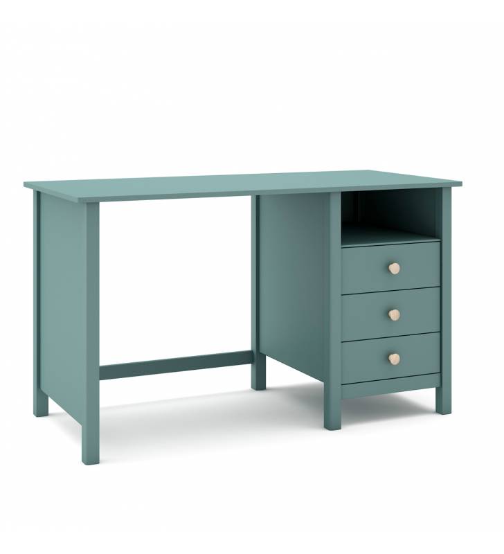Escritorio Mireia 3C1H Topmueble color verde 1