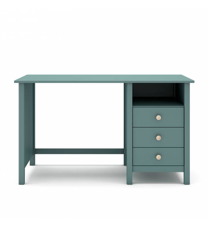 Escritorio Mireia 3C1H Topmueble color verde 8