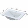 Mueble bano Levis con lavabo ceramica 1