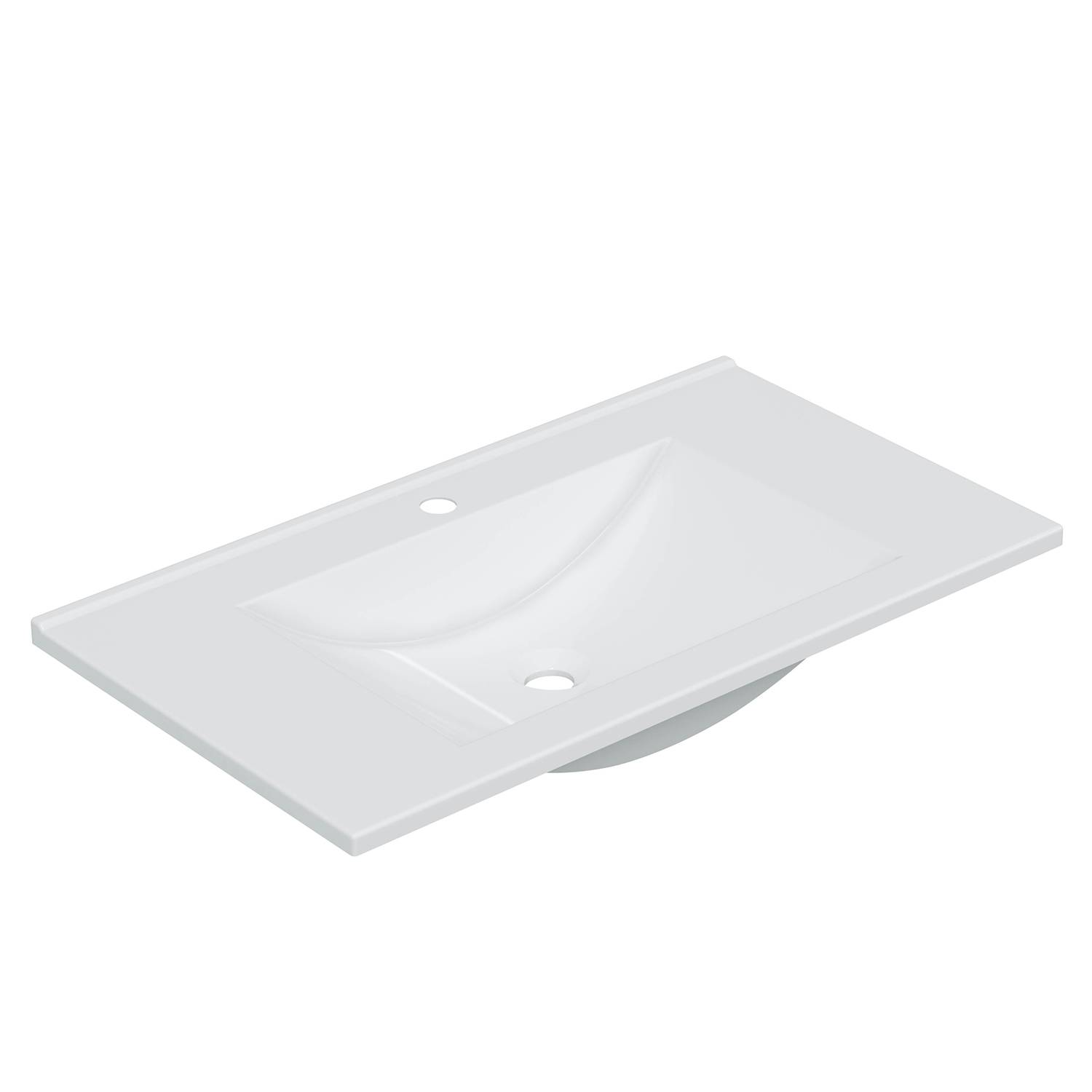 Mueble baño luis 1p1c 80cm color blanco brillo con espejo, sin lavabo -  Topambientes 2023