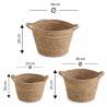 Set de 3 cestas de fibras vegetales Aria Topmueble 4