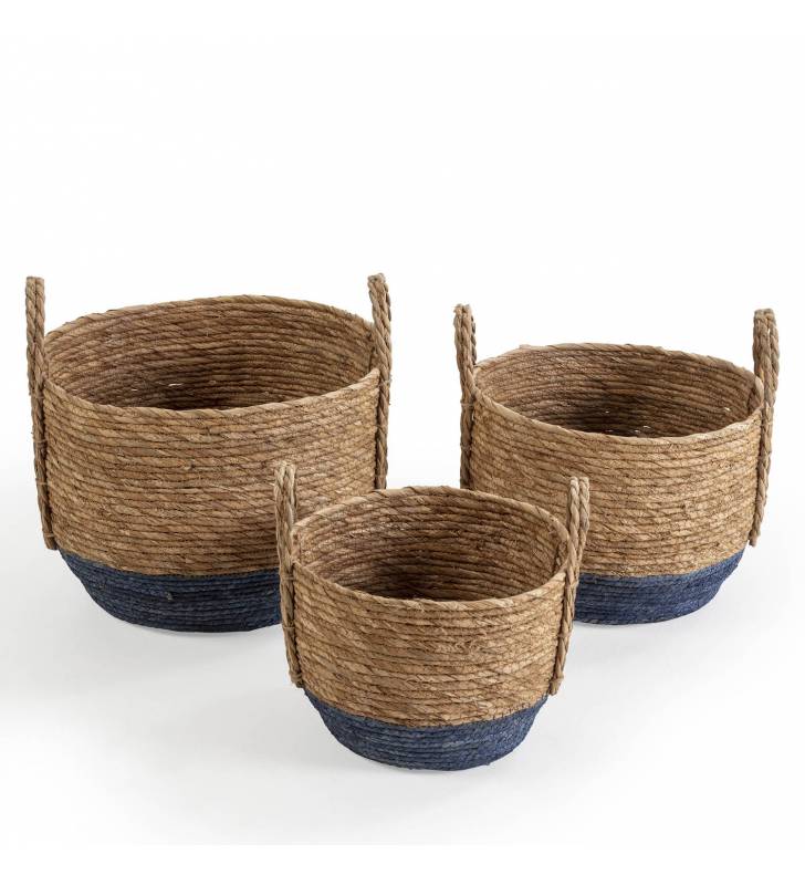 Set cestas fibras vegetales Lili 5