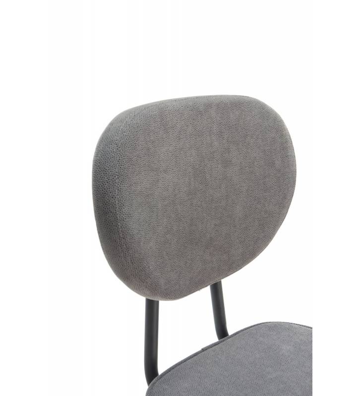 Silla Zeus Pack de 2 color gris oscuro Topmueble