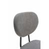 Silla Zeus Pack de 2 color gris oscuro Topmueble