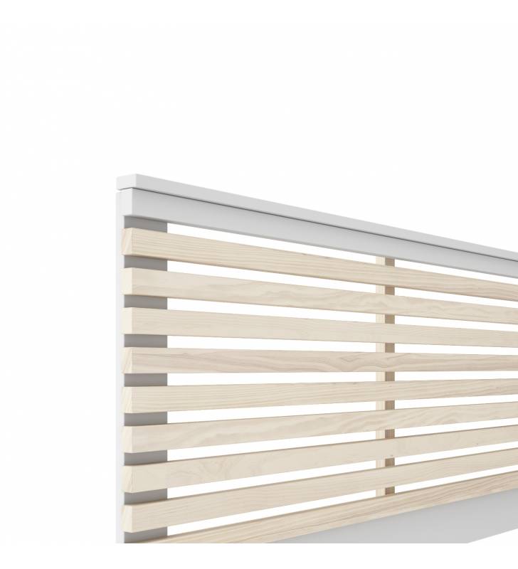 Cabecero Pesco 135/140cm blanco y cera Topmueble