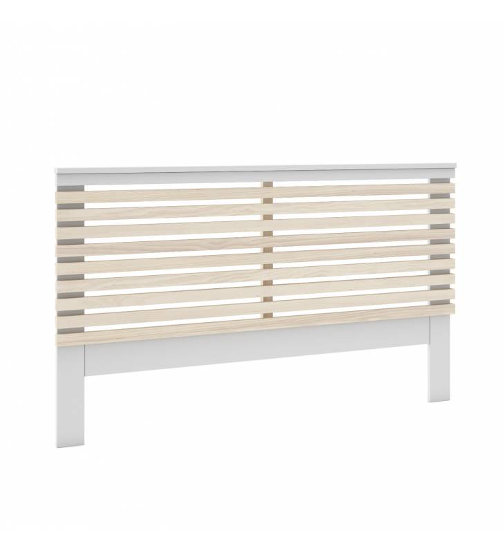 Cabecero Pesco 135/140cm blanco y cera Topmueble 2