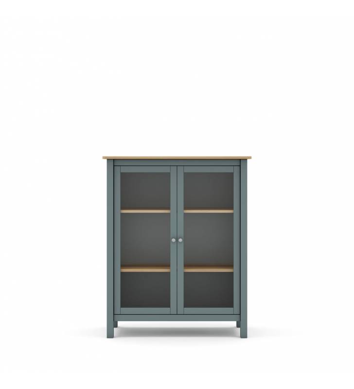 Vitrina Asley 2 puertas verde Topmueble 6