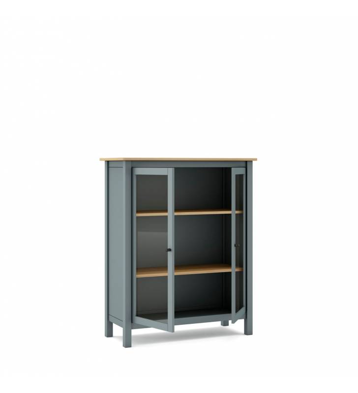 Vitrina Asley 2 puertas verde Topmueble 7