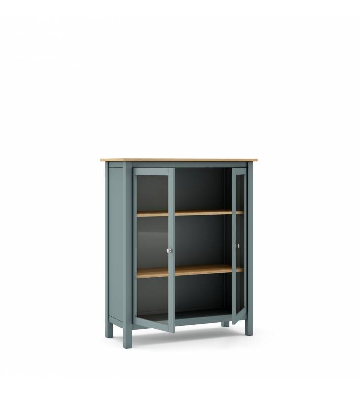 Vitrina Asley 2 puertas verde Topmueble 8