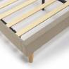 Cama Tapizada Sherezade color gris Topmueble 5
