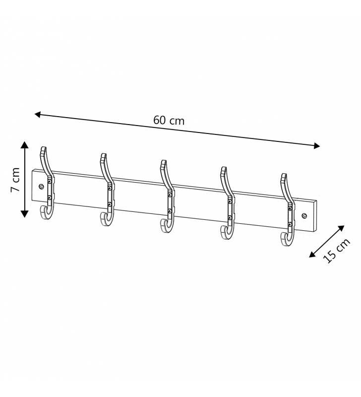 Perchero Amaia 6 ganchos Topmueble 3