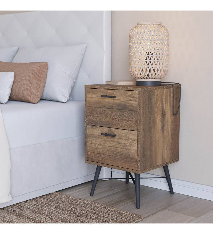 Mesita de noche René 2C Topmueble