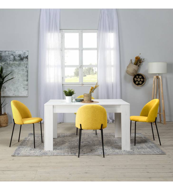 Silla Kenia pack 2 uds mostaza Topmueble 4