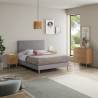 Pack Base Tapizada + Cabezal Andrea Topmueble 6
