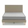 Pack dormitorio Andrea cabecero beige +colchon individual Paris Topmueble 1