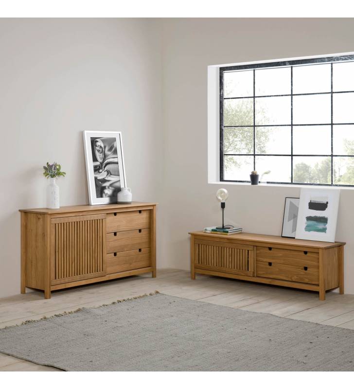 pack muebles de salon Bahia cera