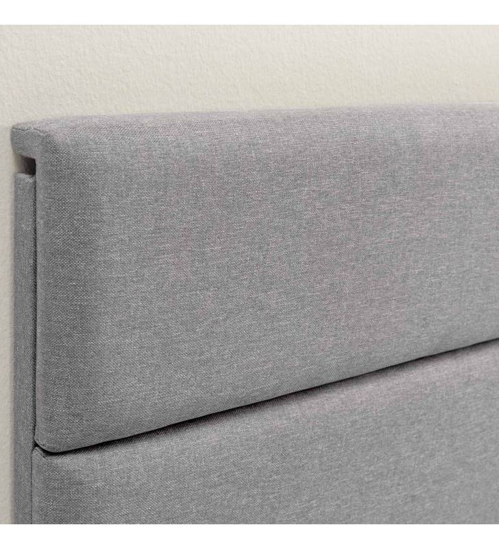 Cama tapizada Adriana color gris Topmueble 7