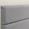 Cama tapizada Adriana color gris Topmueble 7