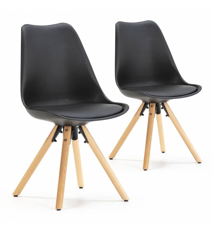 Silla Jeff color negro Topmueble 4