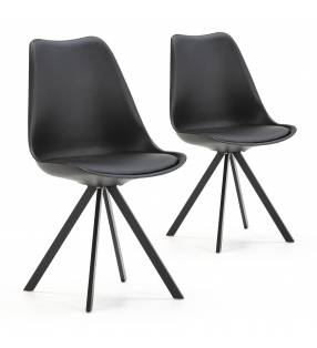 Silla Cross color negro Topmueble 4