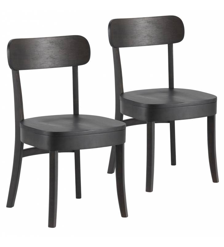 Pack 2 Sillas comedor Noel color negro Topmueble 1