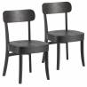 Pack 2 Sillas comedor Noel color negro Topmueble 1