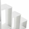 Estanteria en escalera Chia blanca Topmueble 2