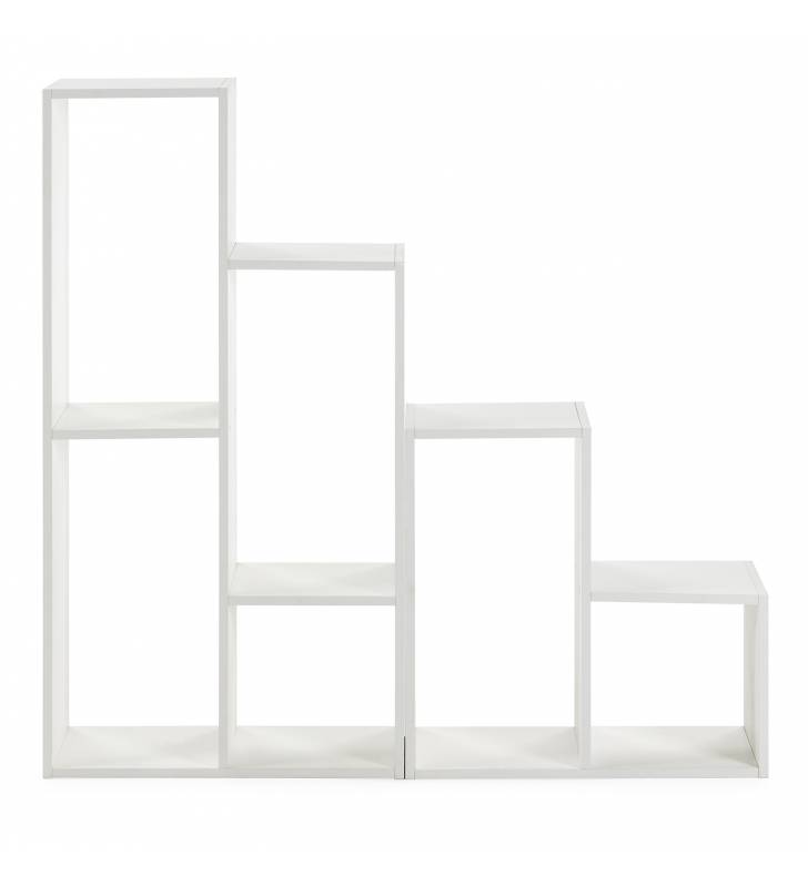 Estanteria en escalera Chia blanca Topmueble 3