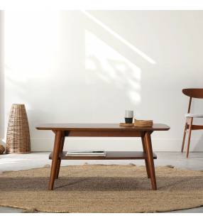 Mesa Centro Nogal Tango Ambiente Top Mueble