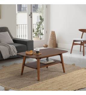 Mesa Centro color Nogal Tango Ambiente Top Mueble