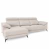 Sofa barato chaise longue Arabia izquierda color beige 1