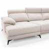 Sofa barato chaise longue Arabia izquierda color beige 4