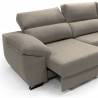 Sofa chaise longue 3 plazas Cancun color marron derecha 4