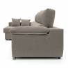 Sofa chaise longue 3 plazas Cancun color marron derecha 2