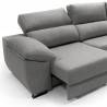 Sofa chaise longue 3 plazas Cancun color gris derecha 4