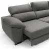 Sofa chaise longue 3 plazas Cancun color gris oscuro derecha 4