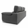 Sofa chaise longue 3 plazas Cancun color gris oscuro derecha 2