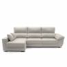 Sofa chaise longue 3 plazas Cancun izquierda color beige