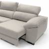 Sofa chaise longue 3 plazas Cancun izquierda color beige 4