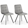 Silla de comedor Mila Gris Claro Topmueble
