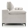 Sofa con chaise longue Ness beige claro lado izquierdo 3