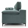 Sofa con chaise longue Ness verde 4
