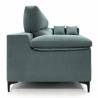 Sofa con chaise longue Ness verde lado izquierdo 3