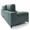 Sofa con chaise longue Ness verde lado izquierdo 4