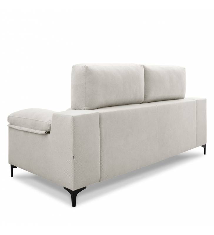Sofa extensible 3 plazas Ness color beige claro 1